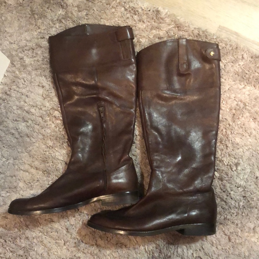 Ralph Lauren dark brown boots
